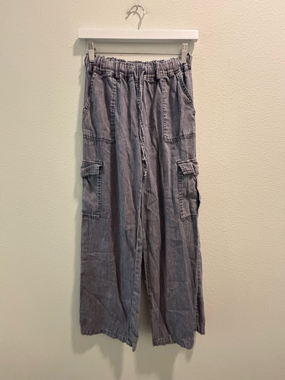 Billy T Soft Stripe Cargo Pants, size XS - Picture 2 of 9
